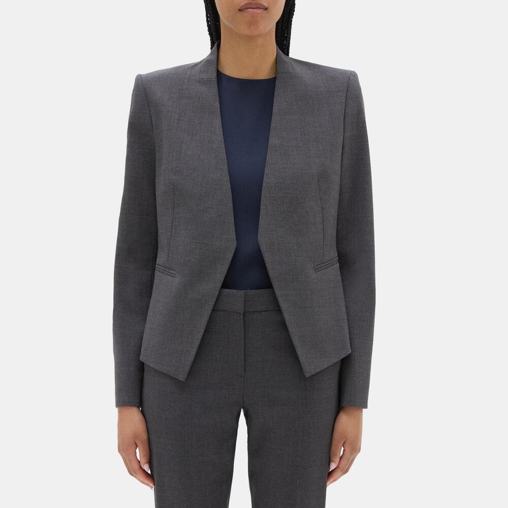 Open Blazer In Sevona Stretch Wool